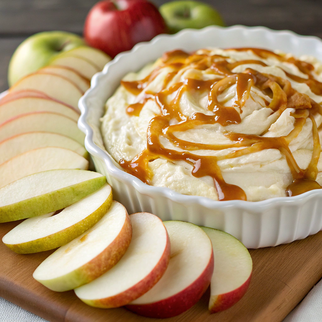 Cream Cheese Caramel Apple dip