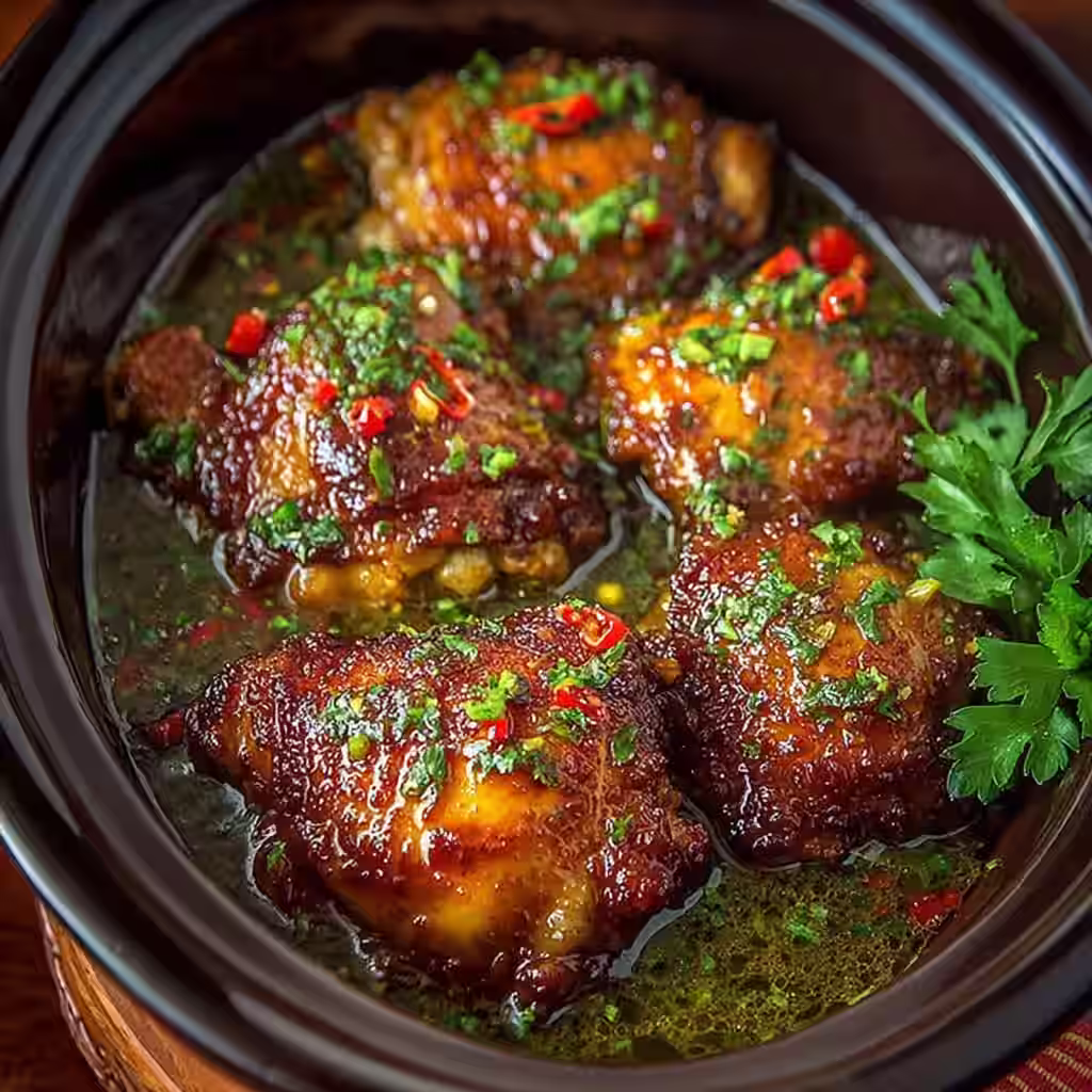 brown sugar and garlic chicken slow cooker recipe