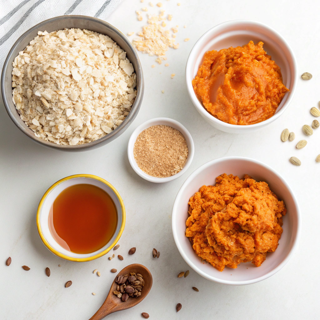 3-Ingredient Sweet Potato Oatmeal Cookies ingredients