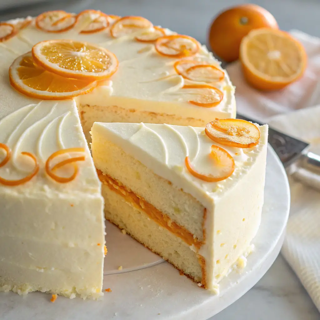 Orange Dreamsicle Cake