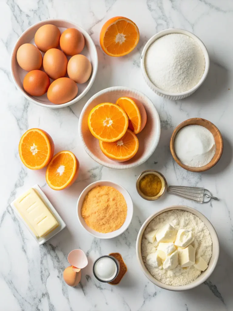 Orange Dreamsicle Cake ingredients image