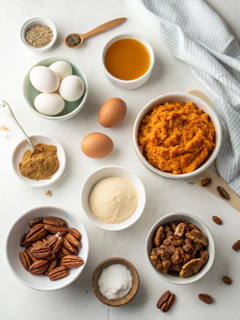 Southern Maple Sweet Potato Casserole ingredients