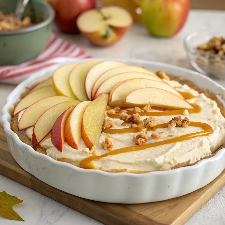 caramel apple cheesecake dip