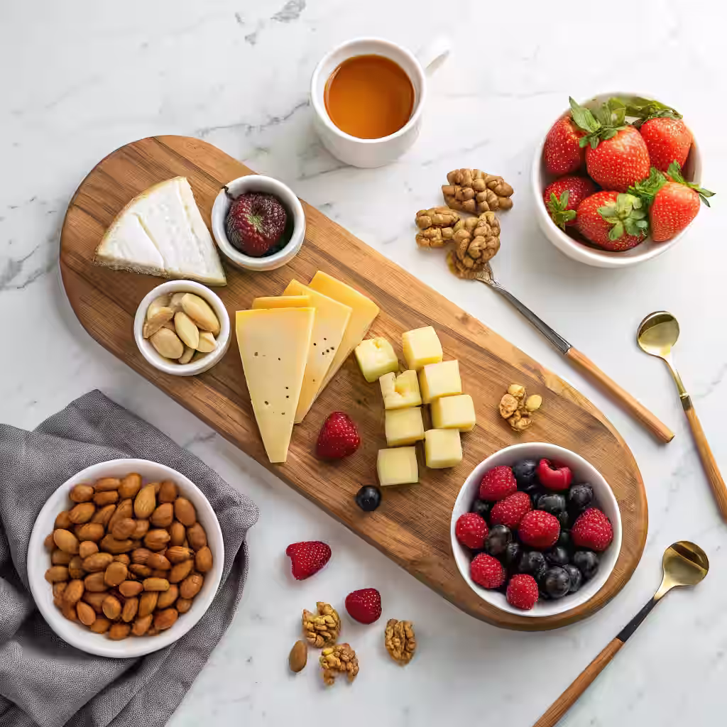 Fruit and Cheese Platter ingredients