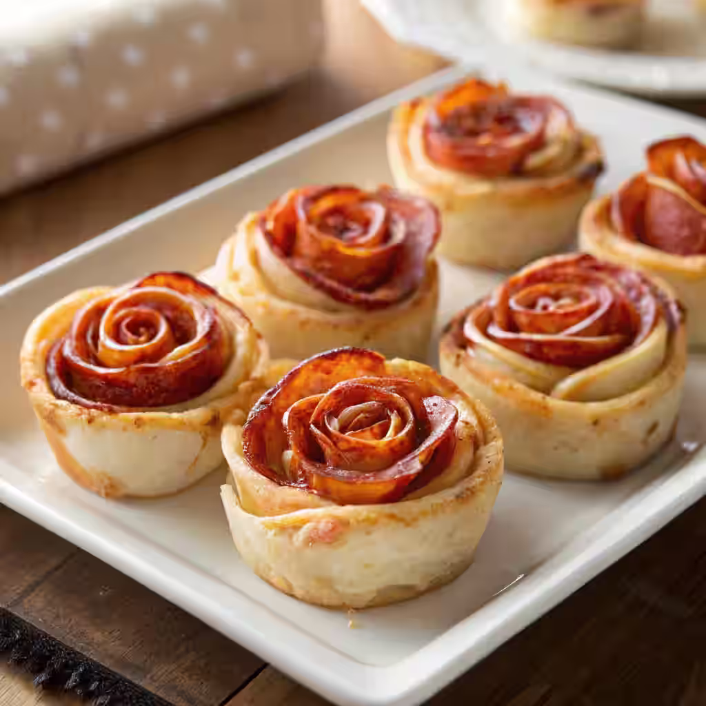 Valentine’s Day Pizza Roses