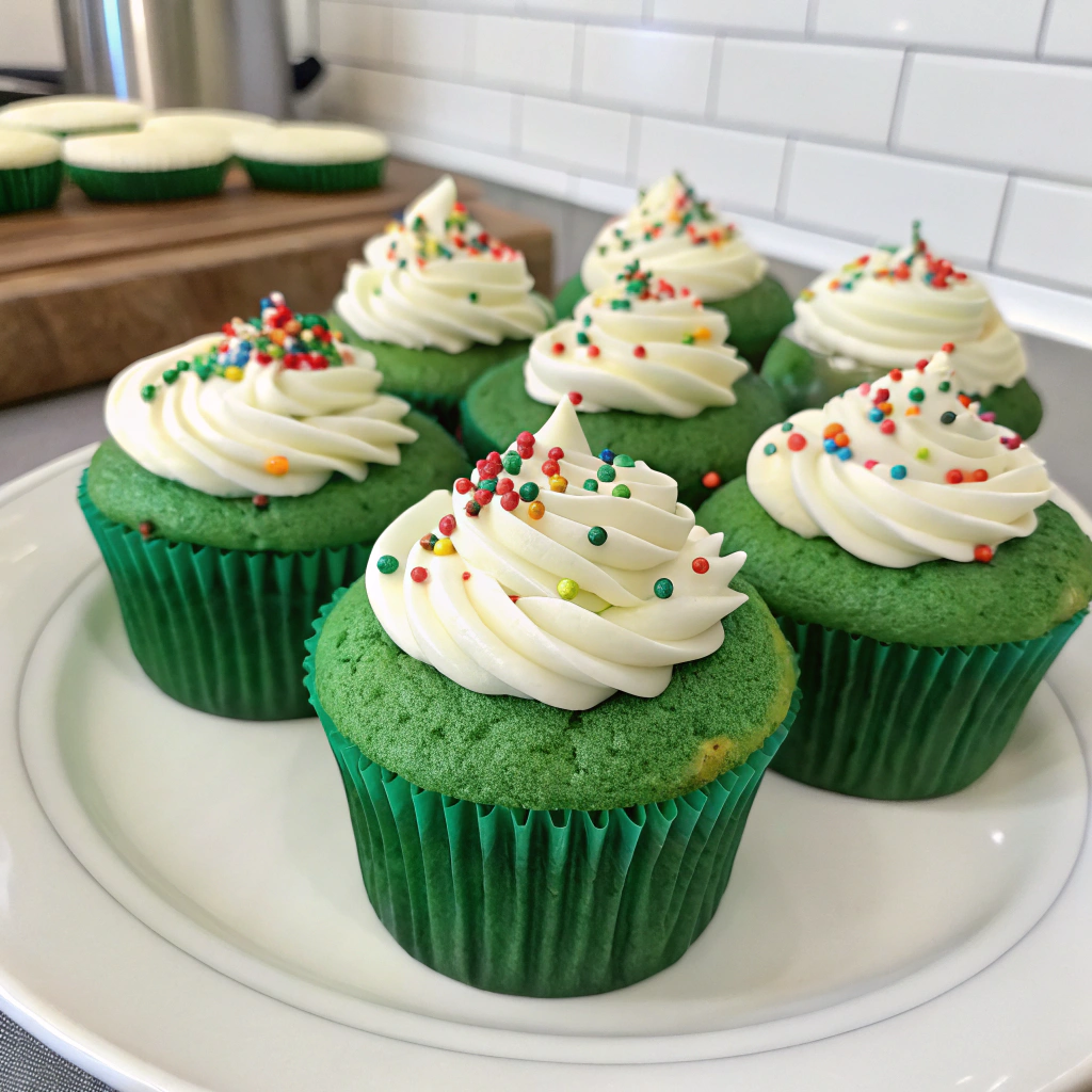Green Velvet Cupcakes