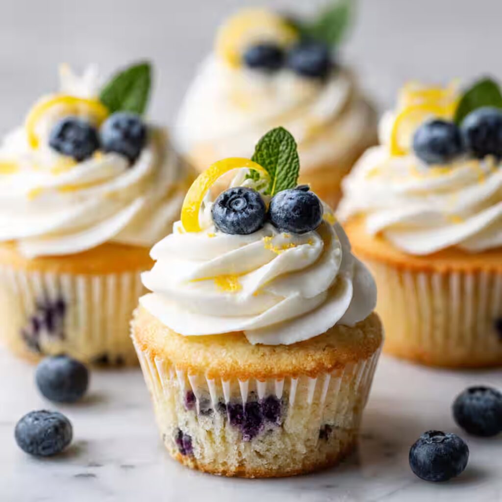 Lemon Blueberry Cupcakes