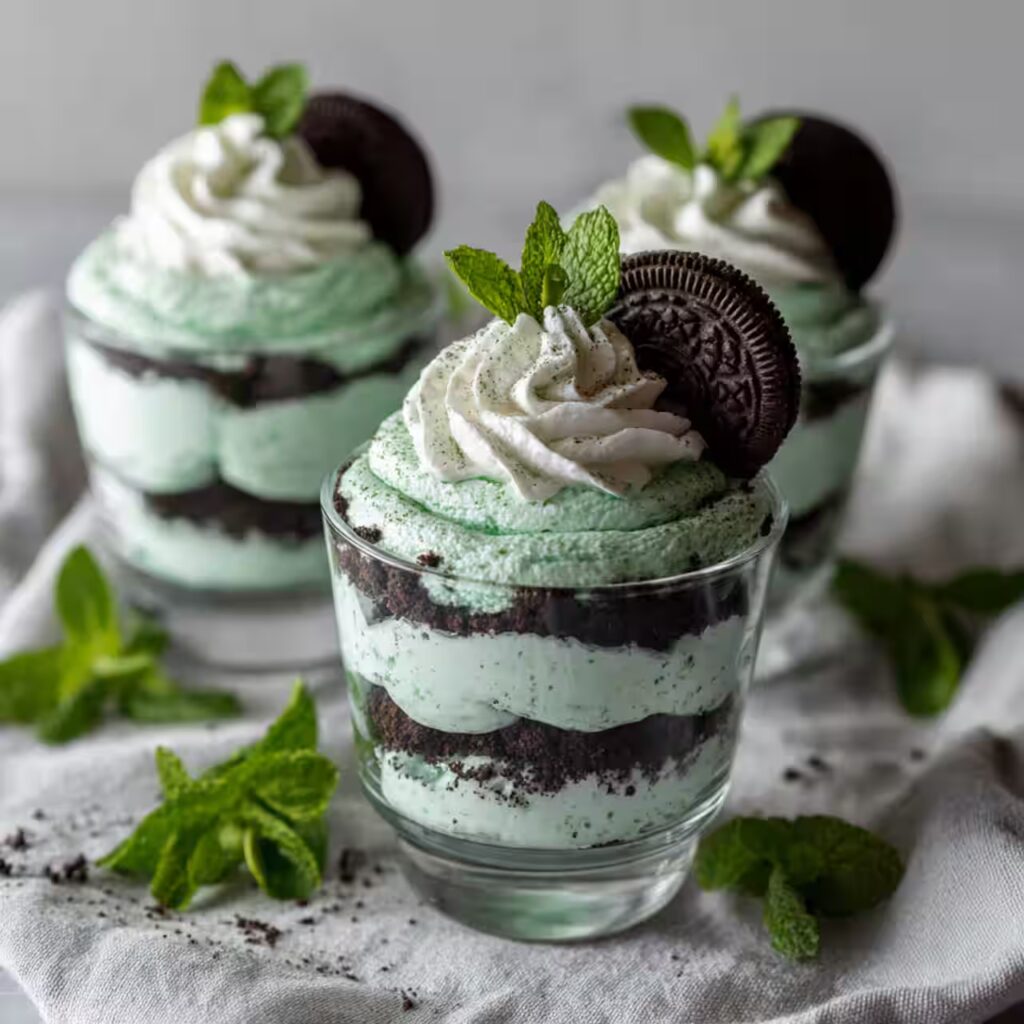 St Paddy’s Mint Cheesecake Cups