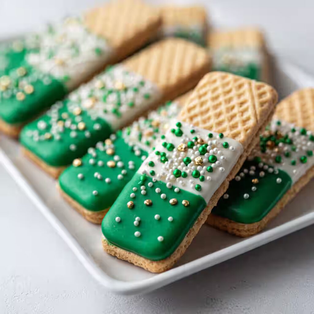 St. Patrick’s Day Sugar Wafers