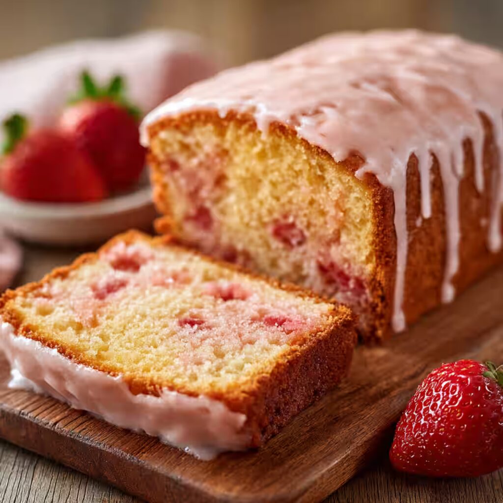 Strawberry Pound Cake
