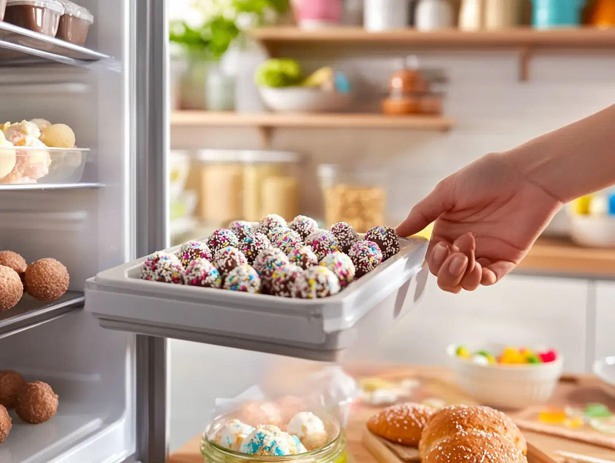 How long do I freeze cake pops before dipping