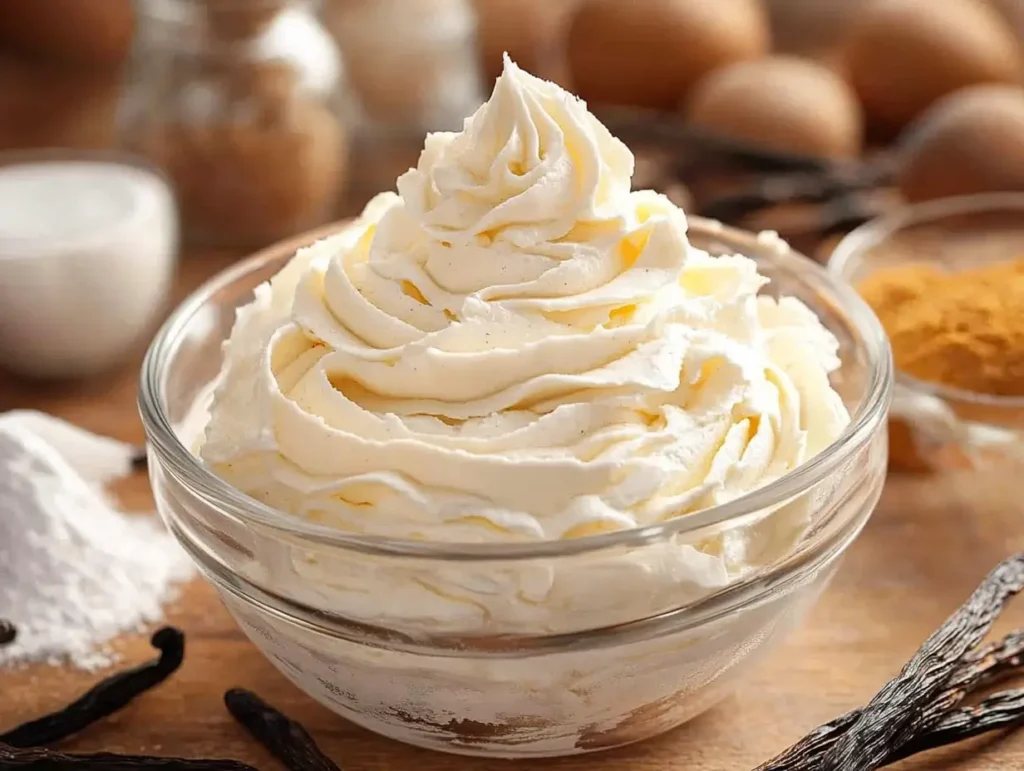 What is Chantilly cream frosting made of