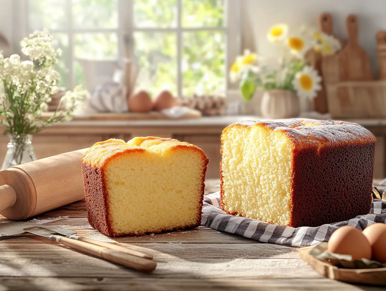 What is the difference between a butter cake and a pound cake