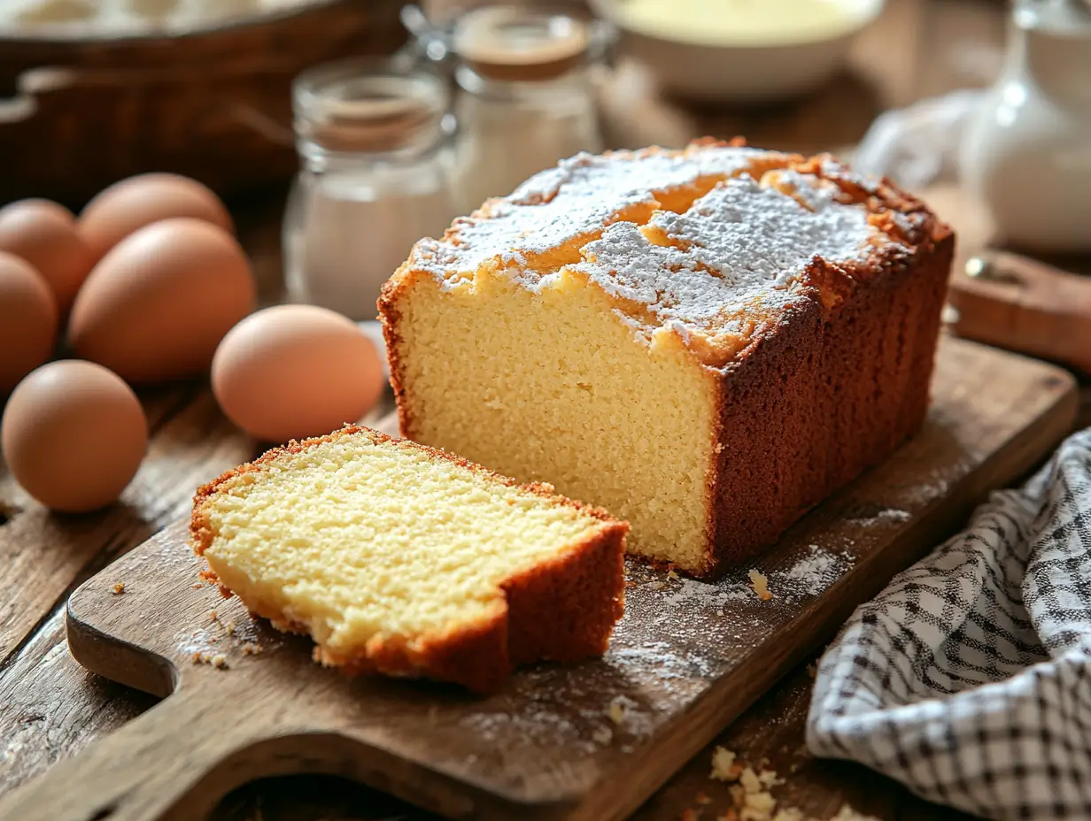 What makes a pound cake turn out dry