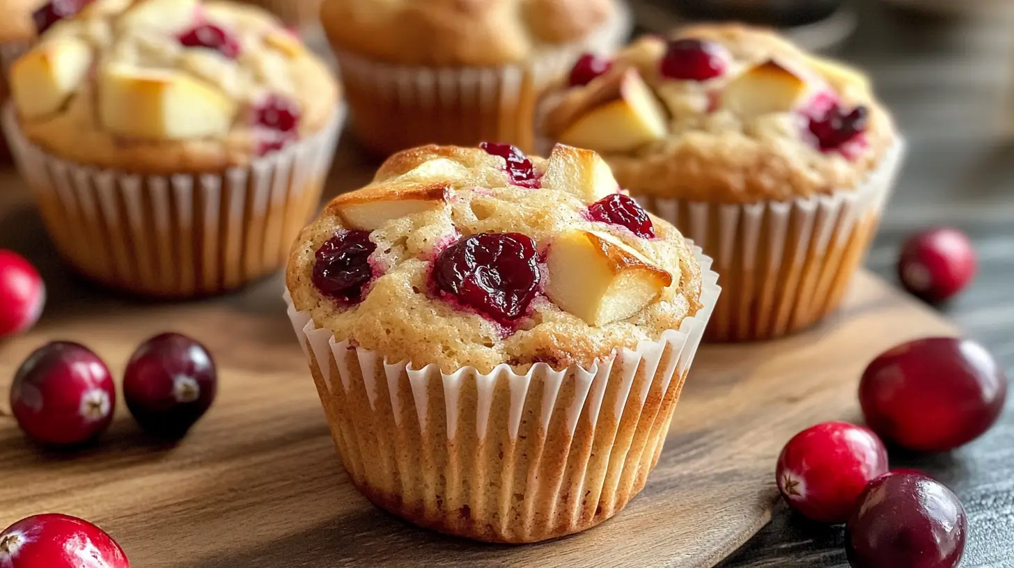 apple cranberry muffin recipe