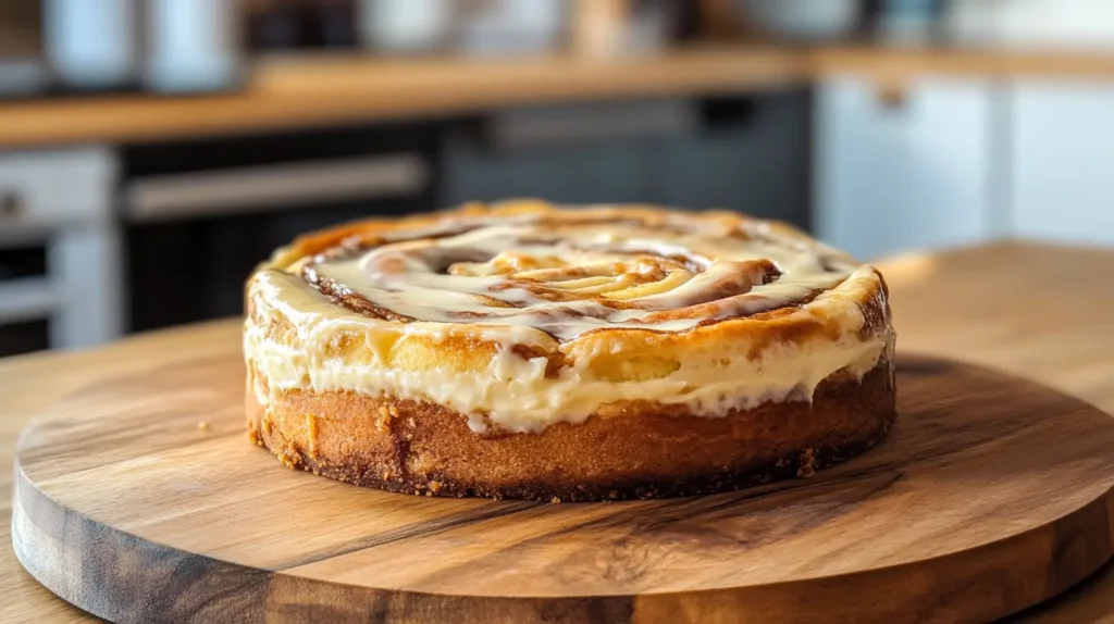 cinnamon roll cheesecake recipe