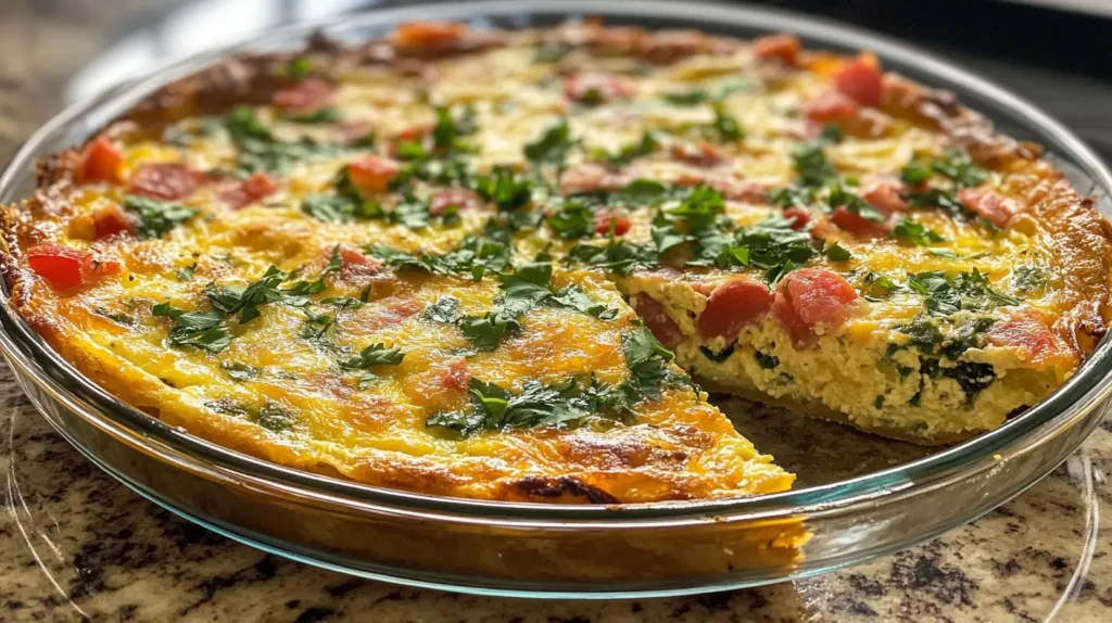 tortilla quiche bake recipe