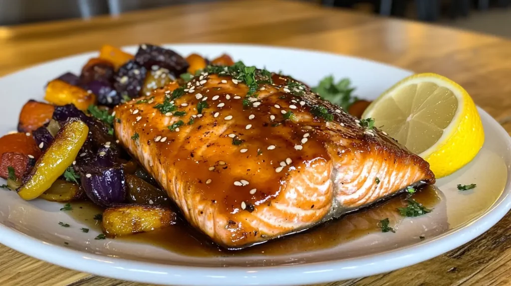 Maple Glazed Salmon recipe