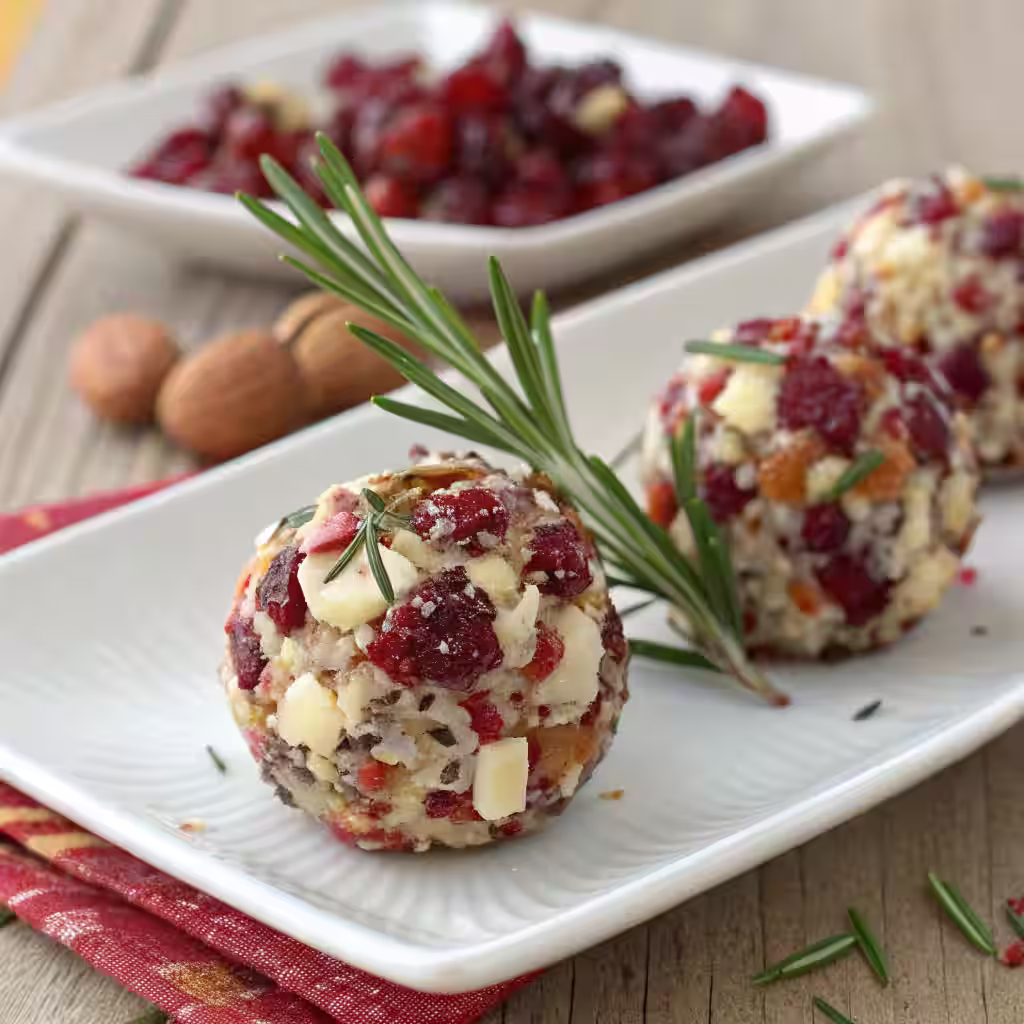 Cranberry Pecan Goat Cheese Ball featured