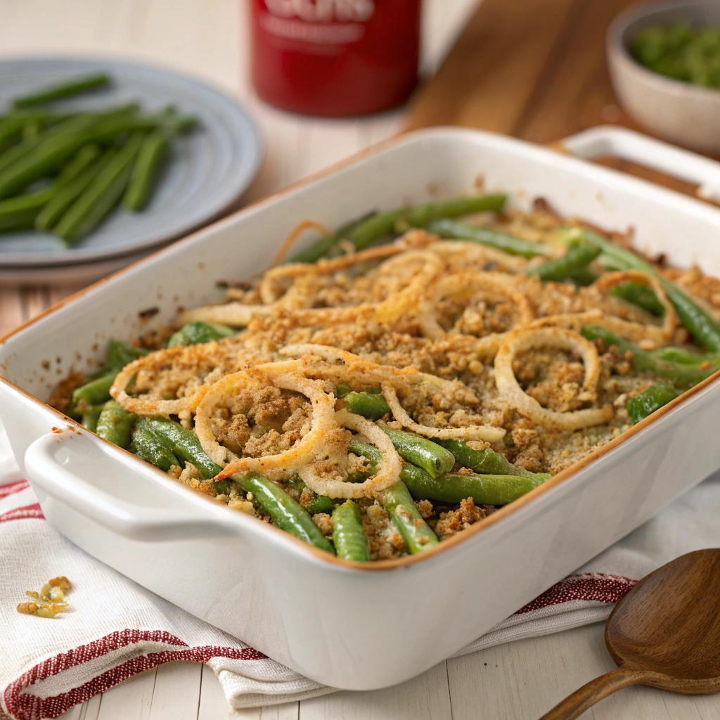 Gluten-Free Southern Green Bean Casserole