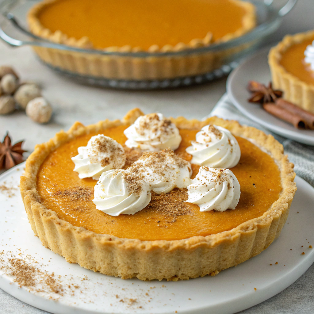 Mini Cheese Cracker Pumpkin Pie