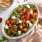 Roasted Sweet Potato Goat Cheese Salad featured