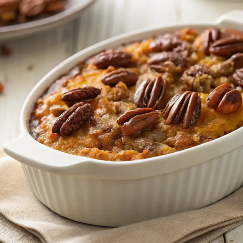 Southern Maple Sweet Potato Casserole