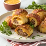 Garlic Parmesan Cheeseburger Bombs