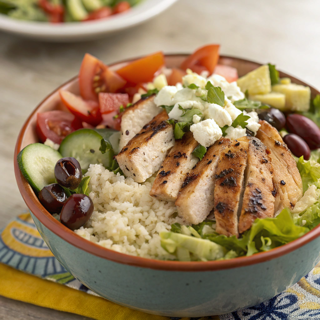 Greek Chicken Bowls